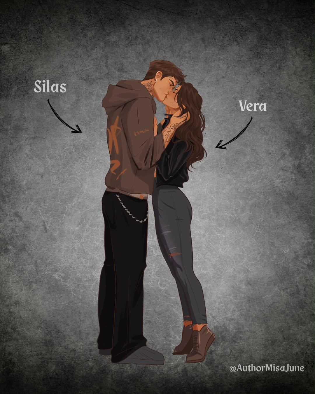 Illustration of Silas and Vera from The Devil's Doll